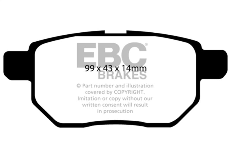 Load image into Gallery viewer, Ebc DP21947 EBC Greenstuff Brake Pad Sets
