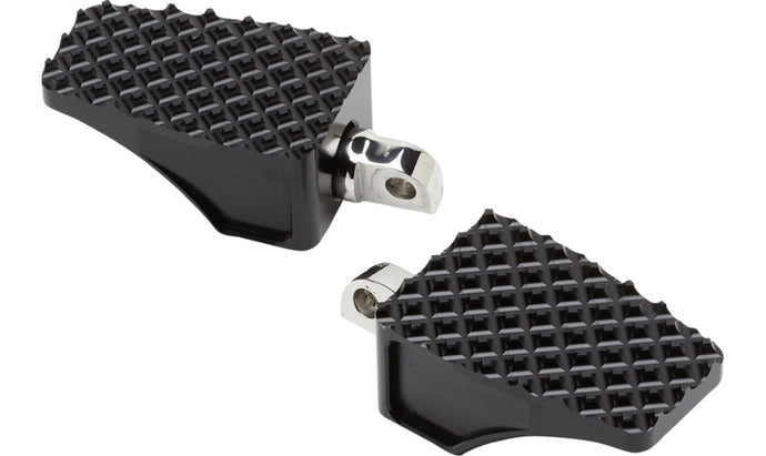 La Choppers LA-P100-00B Billet County Footpegs - Black