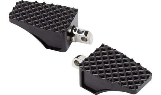 La Choppers LA-P100-00B Billet County Footpegs - Black