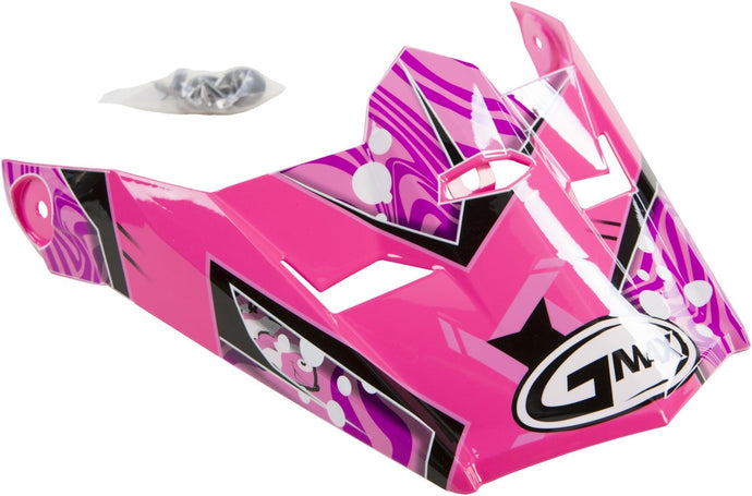 G-Max Visor for MX-46Y Youth Helmets - Hooper Black/Pink/Purple