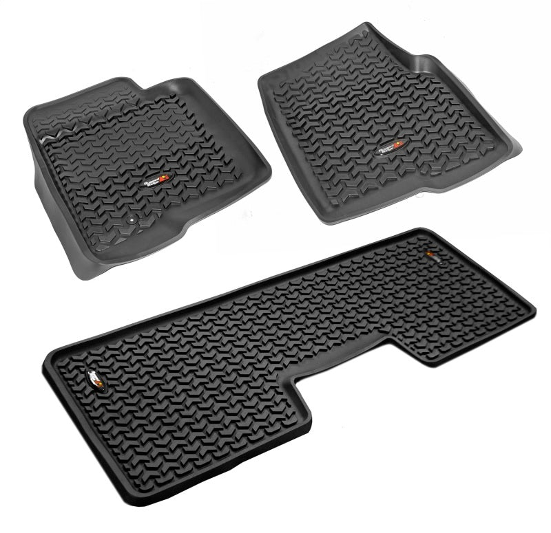 Load image into Gallery viewer, Rugged Ridge 82989.21 RUG Floor Liners - Black
