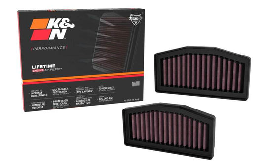 K&N Engineering BM-1324 KN Motorcycle Direct Fit Air Filters