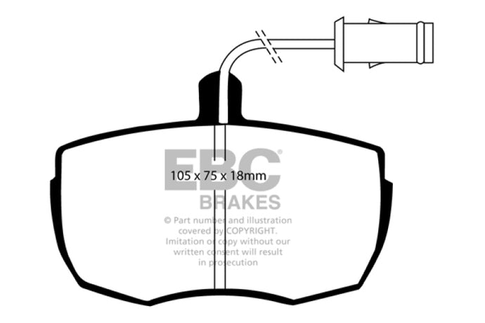Ebc DP6622 EBC Greenstuff Brake Pad Sets