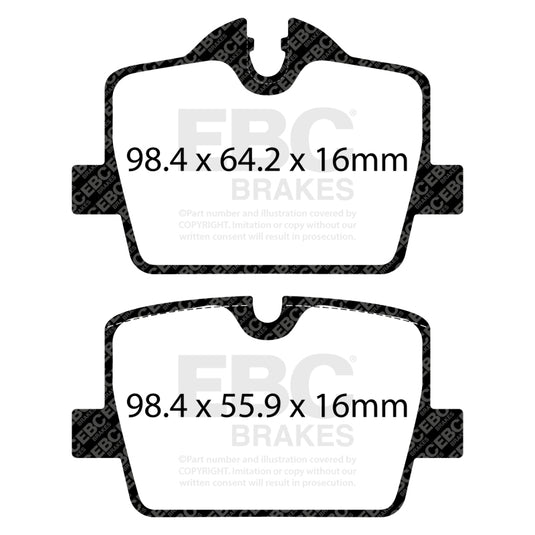 Ebc UD2221 EBC Ultimax2 Brake Pad Sets
