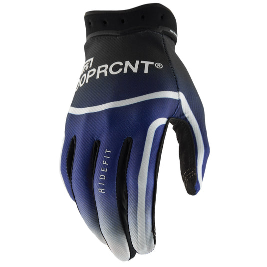 100% Ridefit 2 Gloves (XX-Large, Blue)
