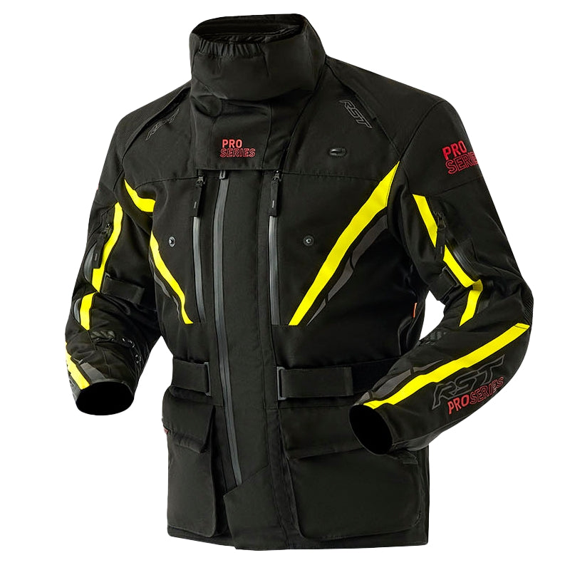 Load image into Gallery viewer, Rst Pro Series Paragon D30 Jacket (XXXX-Large, Black/Fluo Yellow)
