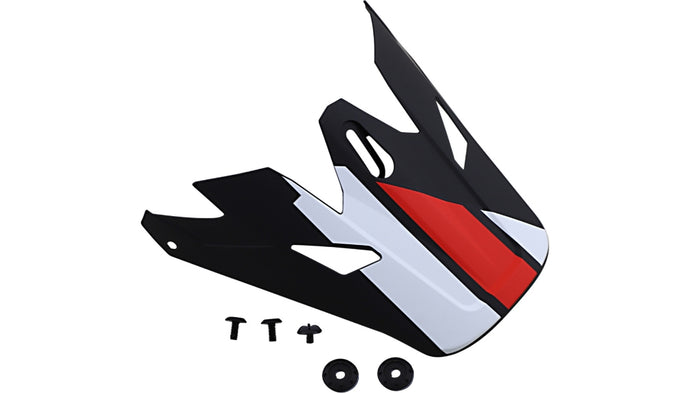 Z1r Visor for Rise Evac Helmets - Red/Black