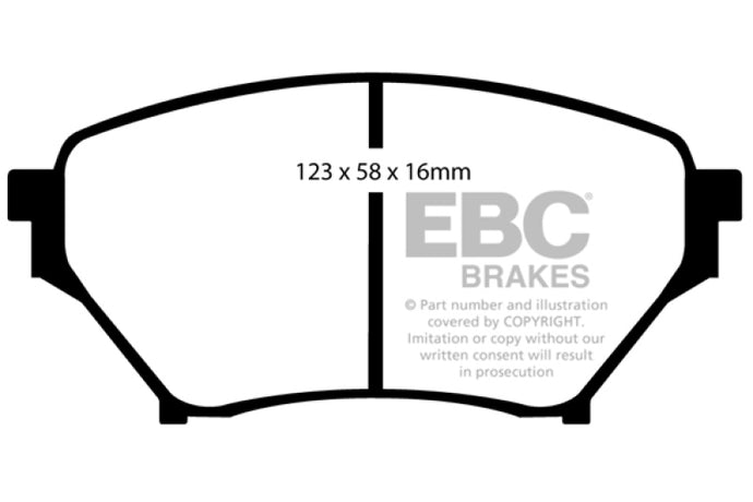 Ebc DP21452 EBC Greenstuff Brake Pad Sets