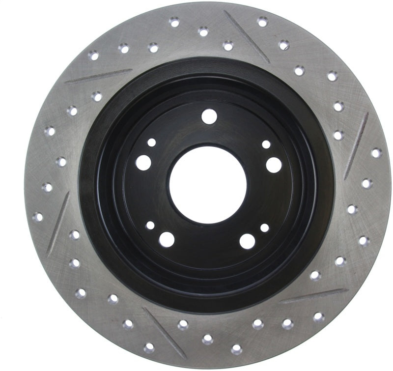 Load image into Gallery viewer, Stoptech 127.40068R ST Slot &amp; Drill Brake Rotors
