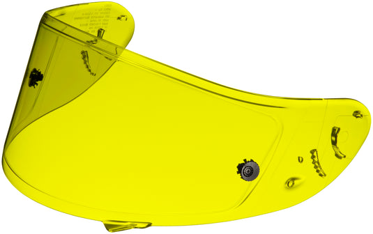 Shoei CWF-1 Pinlock Shield with Tear-Off Post - HD Yellow