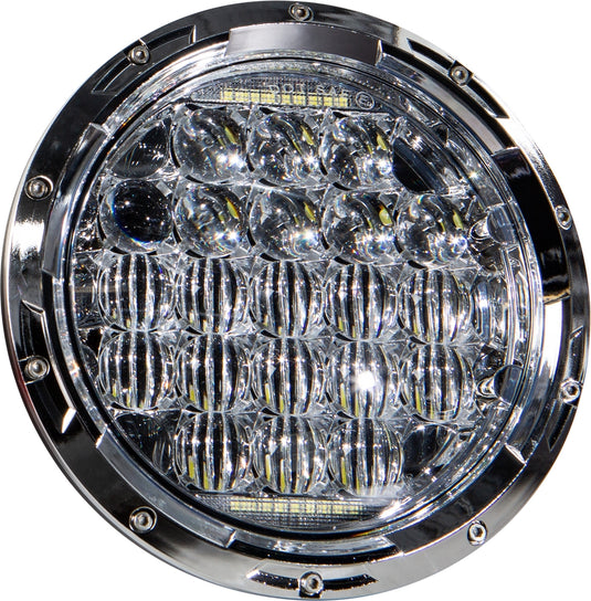 Harddrive 820-0363 7in. LED Headlight - Chrome