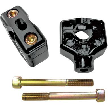 Joker Machine 03-862B Dual Handlebar 2in. Riser Clamp Assembly - Black