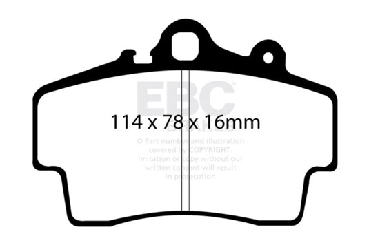 Ebc DP31207C EBC Redstuff Brake Pad Sets