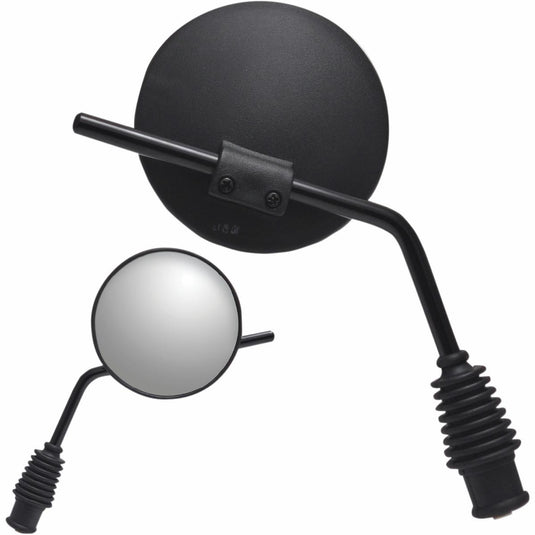 Parts Unlimited 0640-0969 Dual Sport Mirror - Yamaha Reverse Thread