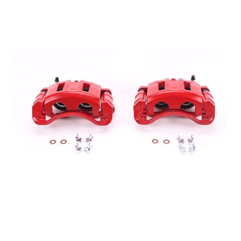 Load image into Gallery viewer, Powerstop S4694 PSB Red Calipers

