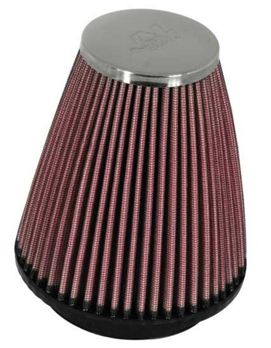 K&N Engineering RC-1250 Universal Round Tapered Air Filter - Chrome End Cap