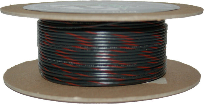 Namz NWR-02-100-20 100-Foot OEM Color Wire Spool - 20 Gauge - Black/Red Stripe