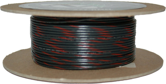 Namz NWR-02-100-20 100-Foot OEM Color Wire Spool - 20 Gauge - Black/Red Stripe