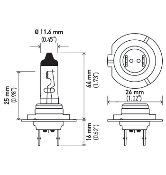 Hella H7 2.0TB HELLA Halogen Bulb