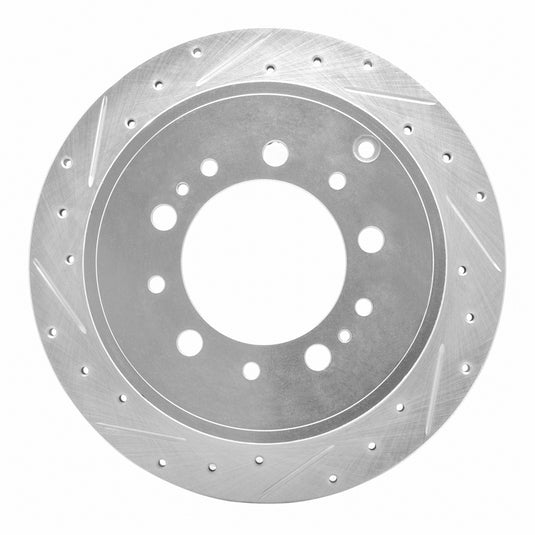 R1 Concepts 631-76137L RNC Brake Rotor - Drill & Slot
