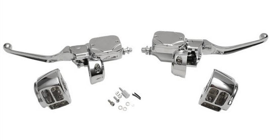 Drag Specialties 0610-0694 Handlebar Control Kit with Hydraulic Clutch - Dual Disc