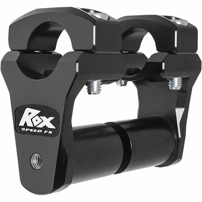 Rox Speed Fx 1R-P2PPS10K 2in. Pivoting Risers for 1-1/8in. Handlebars - Black