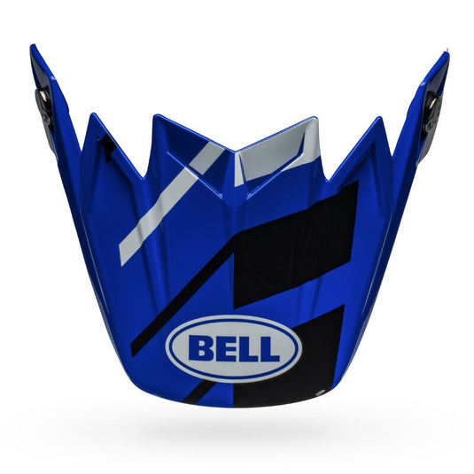 Bell Helmets Visor for Moto-9S Flex Banshee Helmets - Gloss Blue/White