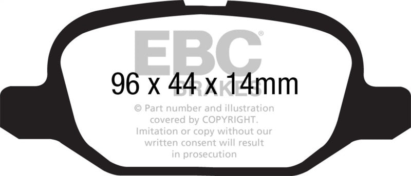 Load image into Gallery viewer, Ebc DP31880C EBC Redstuff Brake Pad Sets
