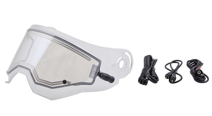 Fly Racing Face Shield for Trekker Helmets - Clear with Cord Kit