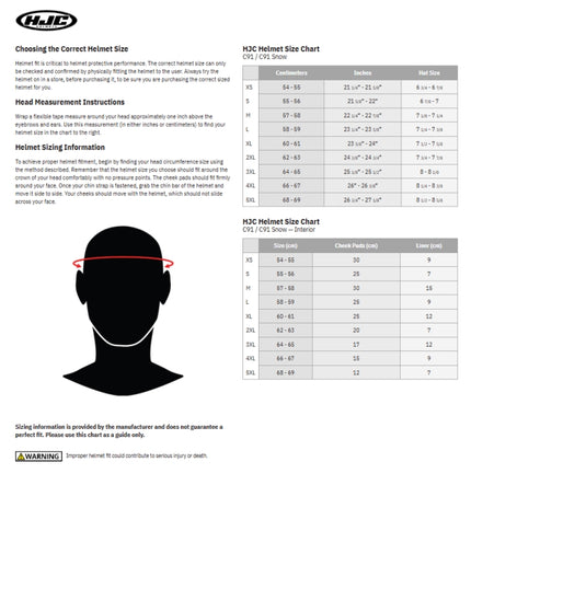 Hjc C91 JYN Helmet (X-Small, Red (MC-1))