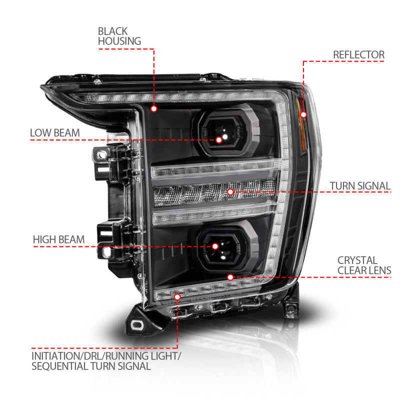 Load image into Gallery viewer, Anzo 111594-L ANZ LED/Projector Headlights
