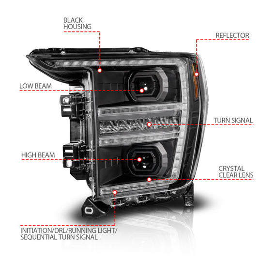 Anzo 111594-L ANZ LED/Projector Headlights