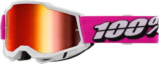 100% Accuri 2 Watercraft Goggles (One Size Fits Most, Roy / Mirror Red Lens)