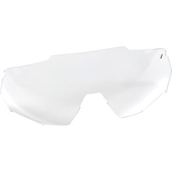 100% Replacement Lens for Racetrap Sunglasses Yellow/Silver Mirror Clear