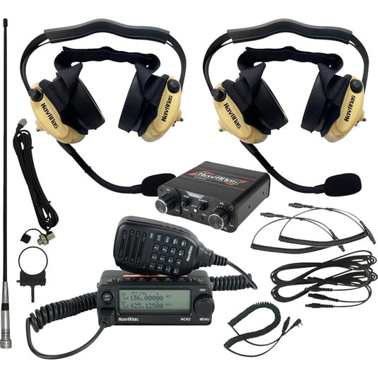 Navatlas NIRBHBE2 Compact Kit with Behind the Headset - Two Premium Headsets - Beige
