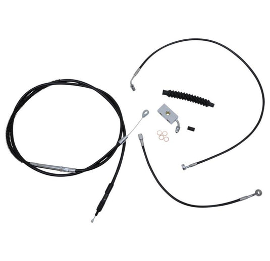 La Choppers LA-8152KT-13B Cable/Brake Line Kit - 12-14in. Ape Hangers - Black