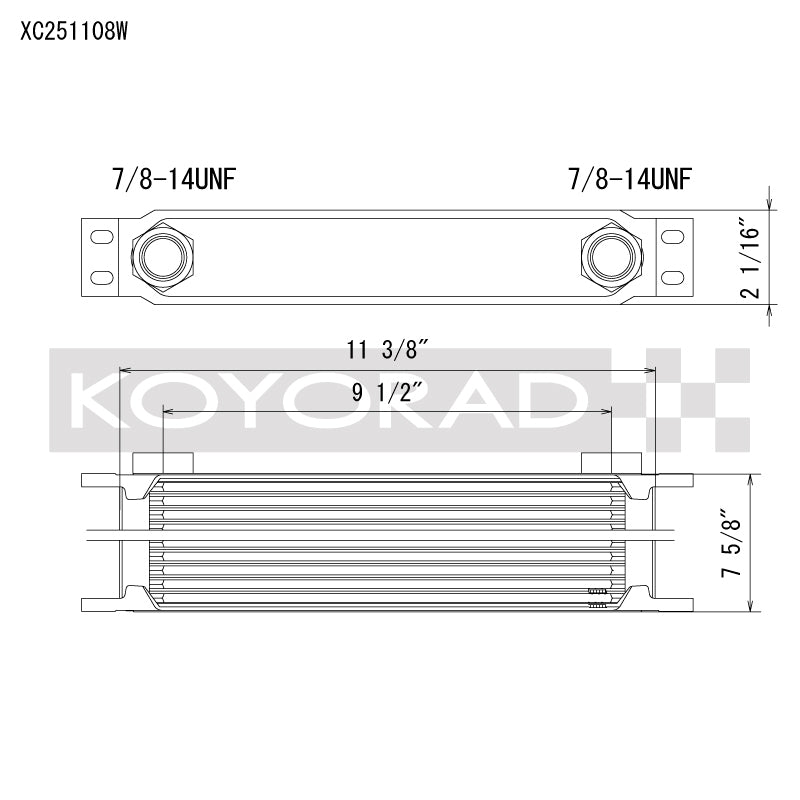 Load image into Gallery viewer, Koyo XC251108W KOY Oil Coolers
