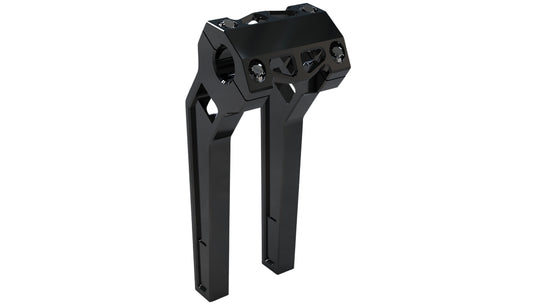 La Choppers LA-7481-10B 1.25in. Pullback Riser Kit - 10in. - Black Anodized