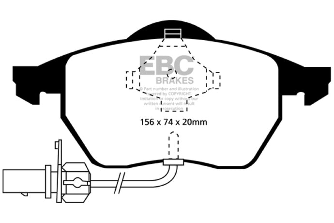 Ebc DP31114C EBC Redstuff Brake Pad Sets