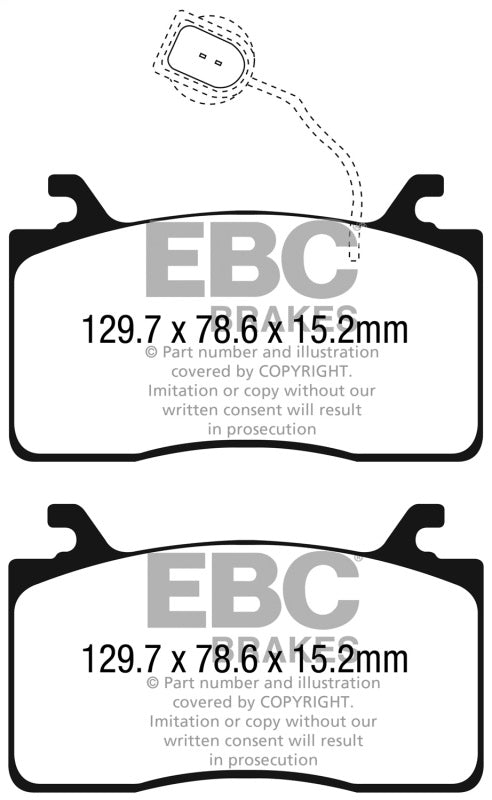 Load image into Gallery viewer, Ebc DP22325 EBC Greenstuff Brake Pad Sets
