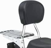 Cobra 602-3502 Tubular Luggage Rack for Detachable Sissy Bar Kit - Chrome