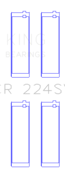 Load image into Gallery viewer, King Engine Bearings CR224SV0.25 KING Connecting Rod Bearings
