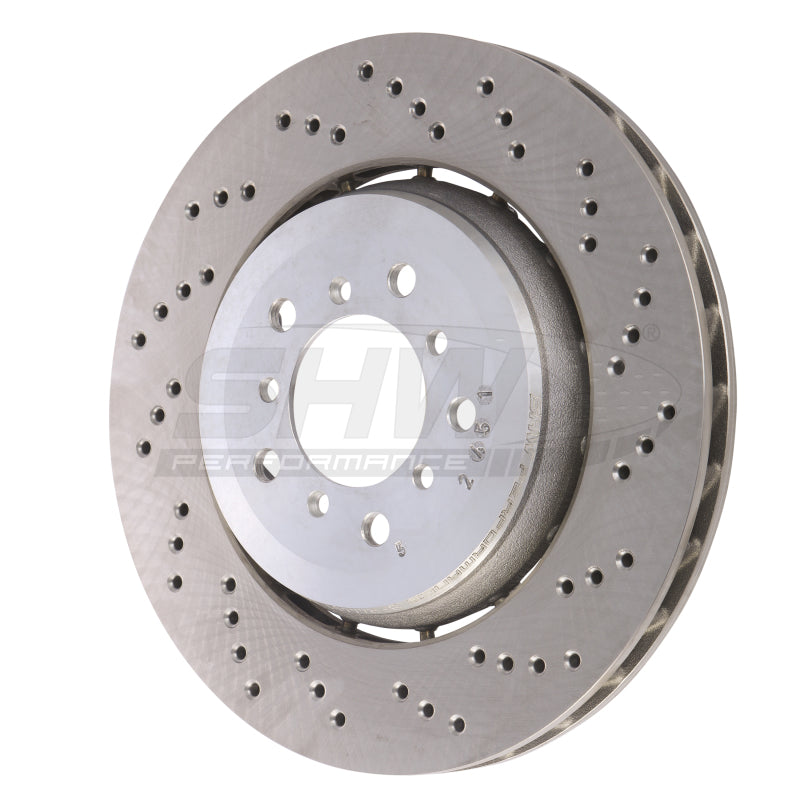 Load image into Gallery viewer, Shw Performance BFR44461 SHW Drilled Lightweight Rotors
