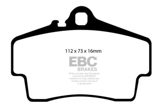 Ebc DP41208R EBC Yellowstuff Brake Pad Sets