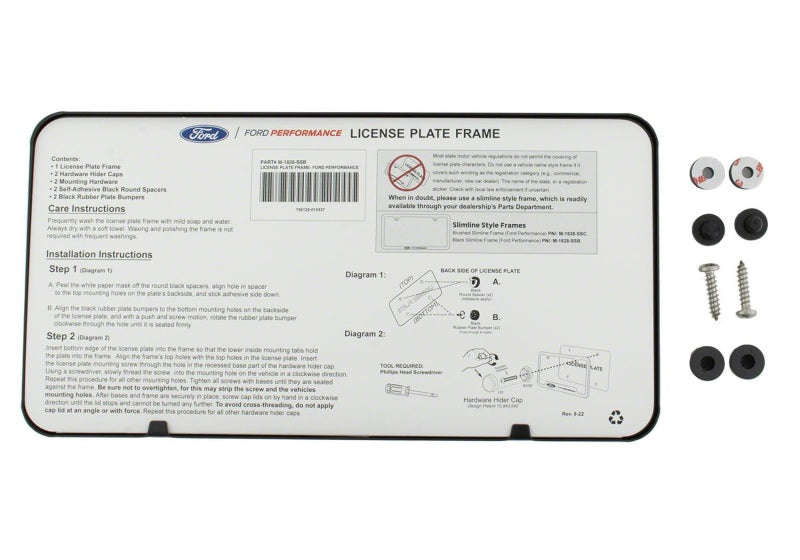 Load image into Gallery viewer, Ford Racing M-1828-SSB FR License Plate Frames
