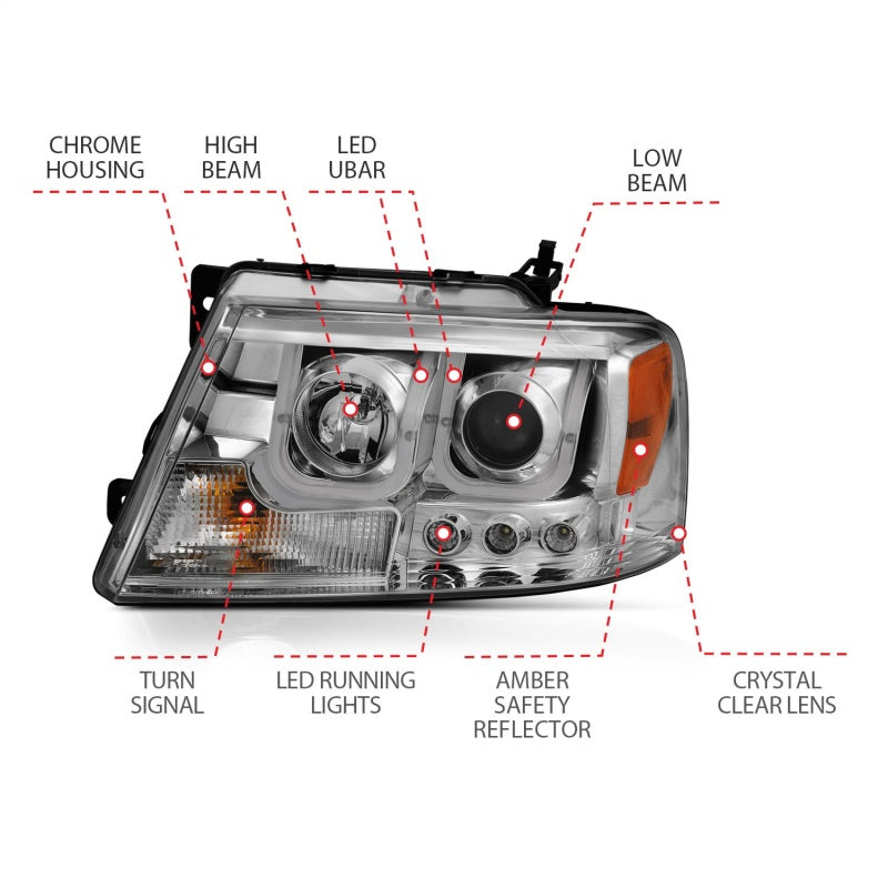 Load image into Gallery viewer, Anzo 111287 ANZ LED/Projector Headlights
