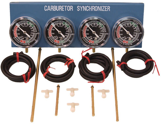 Emgo 84-68594 Vacuum Synchronizer 4 Carb. Set