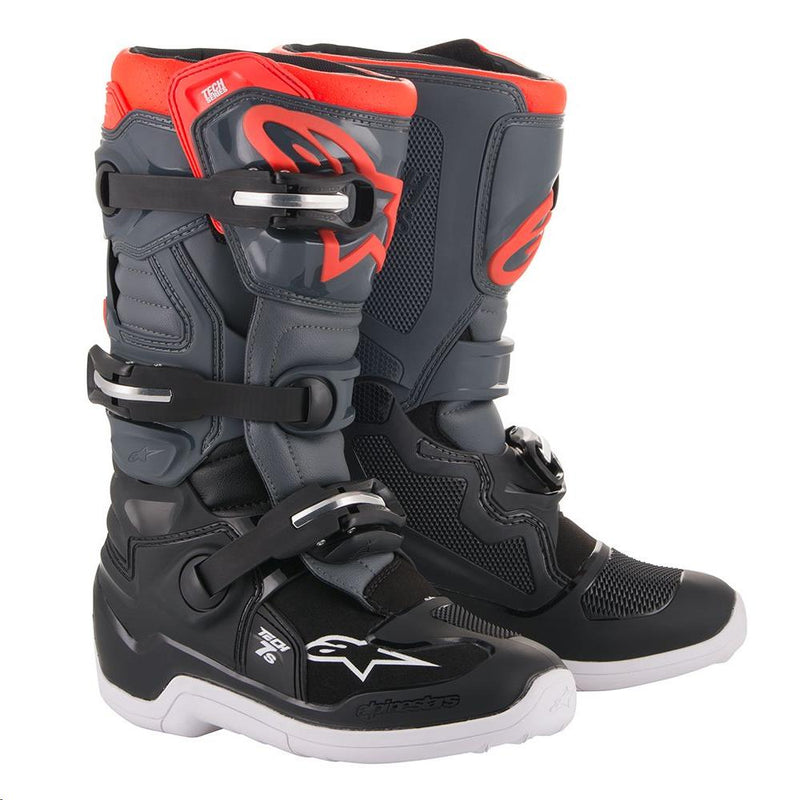 Load image into Gallery viewer, Black/Dark Gray/Red Fluo
