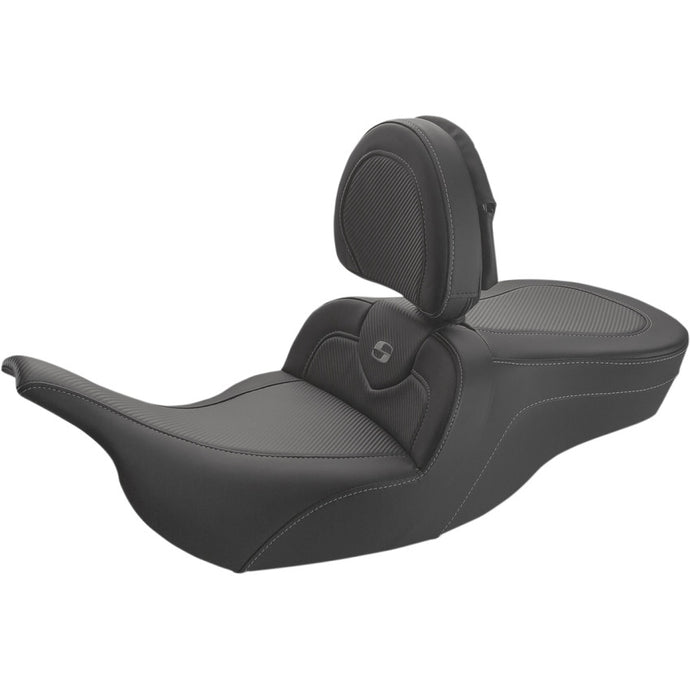 Saddlemen 897-07-185BR Road Sofa Seat with Drivers Backrest