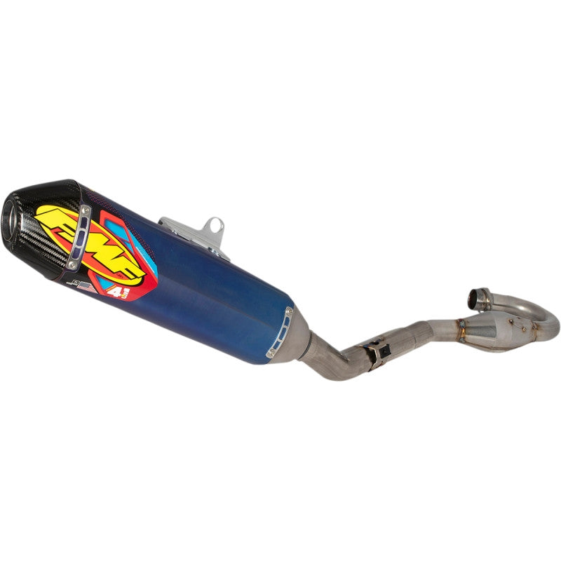 FMF Racing 041605 Factory 4.1 RCT Full System - Blue Anodized Titanium Muffler - Carbon End Cap